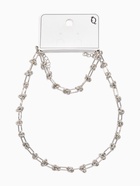 Набор 2 предмета: цепь, браслет «Узел», 20, 40 см, медь, цвет серебро  (артикул 10937147)  большой выбор товаров оптом и в розницу по низким ценам с доставкой