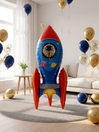 Воздушный шар фольгированный 3D 50" «Ракета» 10946567