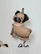 Воздушный шар фольгированный 25" «Мопс» 10946568