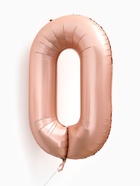 Воздушный шар фольгированный 40" «Цифра 0», нежно - розовый 10947591