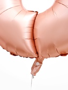 Воздушный шар фольгированный 40" «Цифра 0», нежно - розовый 10947591