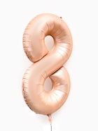 Воздушный шар фольгированный 40" «Цифра 8», нежно - розовый 10947599