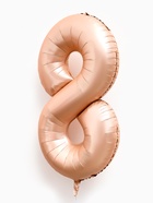 Воздушный шар фольгированный 40" «Цифра 8», нежно - розовый 10947599
