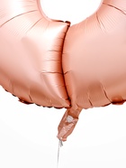 Воздушный шар фольгированный 40" «Цифра 8», нежно - розовый 10947599