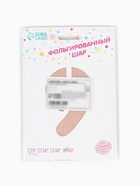 Воздушный шар фольгированный 40" «Цифра 9», нежно - розовый - Фото 7