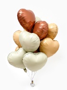 Воздушный шар фольгированный 18" «Сердце», набор 12 шт.  (артикул 10947611)  большой выбор товаров оптом и в розницу по низким ценам с доставкой