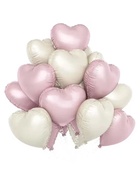 Воздушный шар фольгированный 18" «Сердце», набор 12 шт.  (артикул 10947612)  большой выбор товаров оптом и в розницу по низким ценам с доставкой