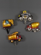 Воздушный шар фольгированный 12" «Бетономешалка», набор 5 шт. - Фото 2