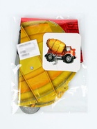 Воздушный шар фольгированный 12" «Бетономешалка», набор 5 шт. - Фото 3