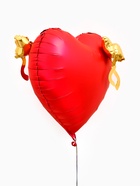 Воздушный шар фольгированный 36" «Красное сердце с бантом»  (артикул 10948986)  большой выбор товаров оптом и в розницу по низким ценам с доставкой