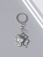 Брелок для ключей на кольце «Зелёный клевер», металл, 4.2×3.7×0.5 см  (артикул 10960552)  большой выбор товаров оптом и в розницу по низким ценам с доставкой