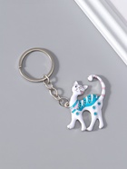 Брелок для ключей на кольце «Раскрашенные котики», металл, 3.2×4×0.5 см, МИКС - Фото 2