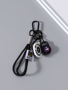 Брелок для ключей на кольце с карабином «Гиря, диск и бутылка», на рюкзак, сумку, чёрный, 13.5×4.5×2.2 см  (артикул 10960556)  большой выбор товаров оптом и в розницу по низким ценам с доставкой