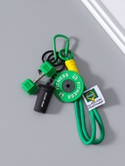 Брелок для ключей на кольце с карабином «Гантеля, диск и бутылка», на рюкзак, сумку, зелёный, 14.5×4.5×2.2 см  (артикул 10960557)  большой выбор товаров оптом и в розницу по низким ценам с доставкой