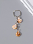 Брелок для ключей на кольце «Ракушки Гребешок», пластик, 3 ракушки, 2.4×1.8×7 см  (артикул 10962044)  большой выбор товаров оптом и в розницу по низким ценам с доставкой