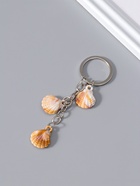 Брелок для ключей на кольце «Ракушки Гребешок», пластик, 3 ракушки, 2.4×1.8×7 см  (артикул 10962044)  большой выбор товаров оптом и в розницу по низким ценам с доставкой