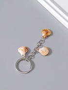 Брелок для ключей на кольце «Ракушки Гребешок», пластик, 3 ракушки, 2.4×1.8×7 см  (артикул 10962044)  большой выбор товаров оптом и в розницу по низким ценам с доставкой