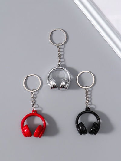 Брелок для ключей на кольце «Наушники», пластик, 4×3.7×2 см, МИКС