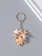 Брелок для ключей на кольце «Звёзды», пластик под песочный мрамор, 9 шт., 2×2.5×7 см  (артикул 10962047)  большой выбор товаров оптом и в розницу по низким ценам с доставкой