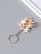 Брелок для ключей на кольце «Звёзды», пластик под песочный мрамор, 9 шт., 2×2.5×7 см  (артикул 10962047)  большой выбор товаров оптом и в розницу по низким ценам с доставкой