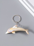 Брелок для ключей на кольце «Дельфин», пластик под песочный мрамор, 7.4×2.8×2 см  (артикул 10962049)  большой выбор товаров оптом и в розницу по низким ценам с доставкой