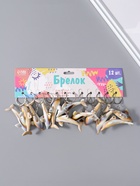 Брелок для ключей на кольце «Дельфин», пластик под песочный мрамор, 7.4×2.8×2 см  (артикул 10962049)  большой выбор товаров оптом и в розницу по низким ценам с доставкой