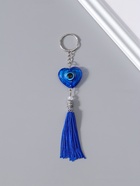 Брелок для ключей на кольце «Сердце от сглаза», 10.5×2.7×0.8 см - Фото 1