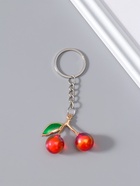 Брелок для ключей на кольце «Вишенки с листьями», пластик, 4×4×1.5 см, МИКС - Фото 2