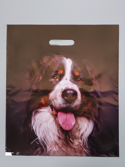 Пакет «Барон», полиэтиленовый с вырубной ручкой 40×47 см, 45 мкм