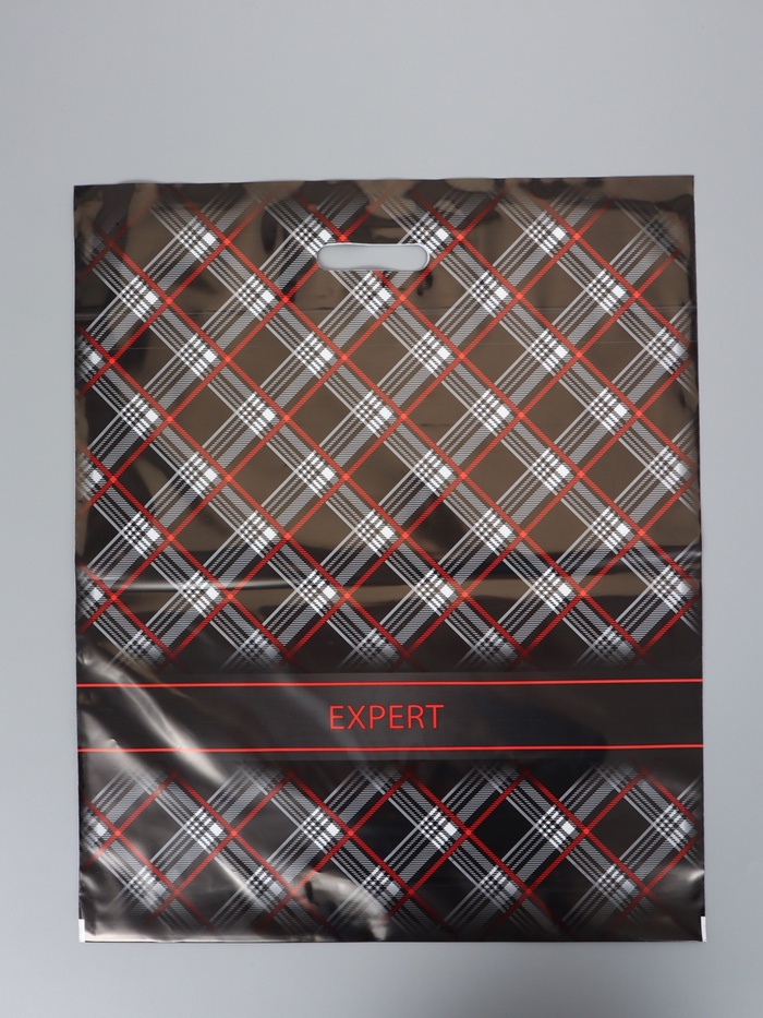 Пакет «Эксперт», полиэтиленовый с вырубной ручкой, 50×60 см, 100 мкм - Фото 1