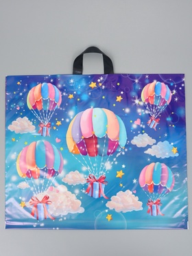 Пакет подарочный «Подарочный десант», полиэтиленовый с петлевой ручкой, 60×50 см, 70 мкм