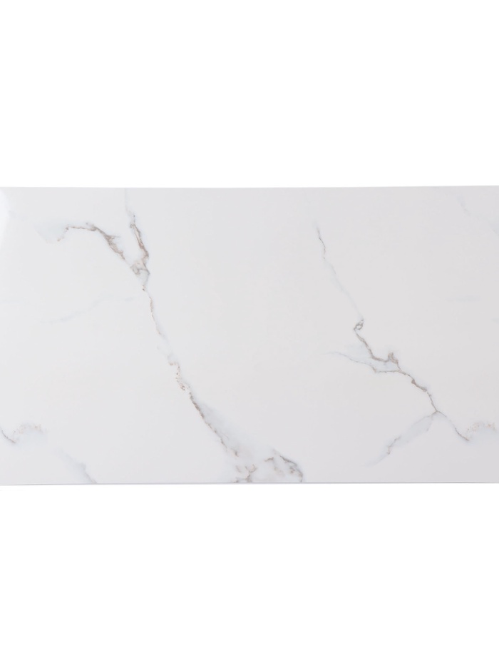 Кухонный фартук самоклеящийся на стену «Мрамор», 3000×600 мм, цвет белый - Фото 1