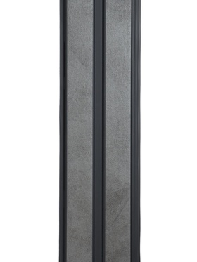 Панель ПВХ рейка Бетон темный лофт3х0,125 м