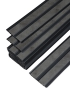 Стеновая панель рейка ПВХ «Бетон тёмный лофт», 3000×125 мм, цвет тёмно–серый  (артикул 10987779)  большой выбор товаров оптом и в розницу по низким ценам с доставкой