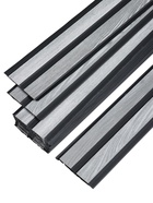 Стеновая панель рейка ПВХ «Ривьера грей», 3000×125 мм, цвет серый  (артикул 10987783)  большой выбор товаров оптом и в розницу по низким ценам с доставкой