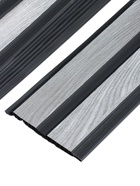 Стеновая панель рейка ПВХ «Ривьера грей», 3000×125 мм, цвет серый  (артикул 10987783)  большой выбор товаров оптом и в розницу по низким ценам с доставкой