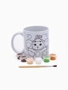 УЦЕНКА Набор кружка под раскраску «Апельсиновое чаепитие», 320 мл - Фото 2