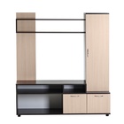 УЦЕНКА Мини-стенка Лира, 1600х1400х380, Венге/Дуб молочный - Фото 5