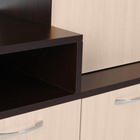 УЦЕНКА Мини-стенка Лира, 1600х1400х380, Венге/Дуб молочный - Фото 7