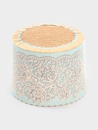 Формы для выпечки кулича бумажные «Кружева», одноразовые, набор 10 шт., 11×8.5 см, голубые - Фото 2