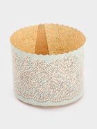 Формы для выпечки кулича бумажные «Кружева», одноразовые, набор 10 шт., 11×8.5 см, голубые - Фото 2