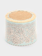 Формы для выпечки кулича бумажные «Кружева», одноразовые, набор 10 шт., 11×8.5 см, голубые - Фото 3