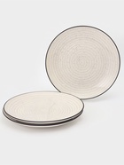 УЦЕНКА Набор тарелок 4 шт Доляна "Nature" 27 см беж в крапинку - Фото 2