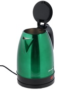 УЦЕНКА Чайник электрический МАТРЁНА MA-002, металл, 1.8 л, 1500 Вт, зелёно-чёрный - Фото 4