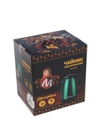 УЦЕНКА Чайник электрический МАТРЁНА MA-002, металл, 1.8 л, 1500 Вт, зелёно-чёрный - Фото 8