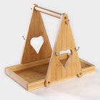 УЦЕНКА Чайный сервиз на подставке BellaTenero, 15 предметов: чайник 850 мл, 6 кружек 70 мл, сахарница с ложкой 300 мл, молочник 250 мл, 6 блюдец, фарфор, белы... - Фото 18