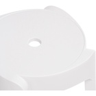 Табурет Bovel пластиковый, 360×360×450 мм, белый - Фото 3