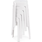 Табурет Bovel пластиковый, 360×360×450 мм, белый - Фото 5