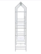 Подставка для цветов, 208×40×177 см, 8 полок, 3 секции, белая  (артикул 10990792)  большой выбор товаров оптом и в розницу по низким ценам с доставкой