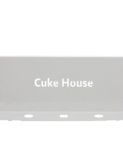 Подставка для цветов, 208×40×177 см, 8 полок, 3 секции, белая